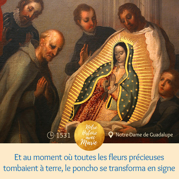 1531 :NOTRE DAME DE GUADALUPE, REINE DU MEXIQUE Poncho